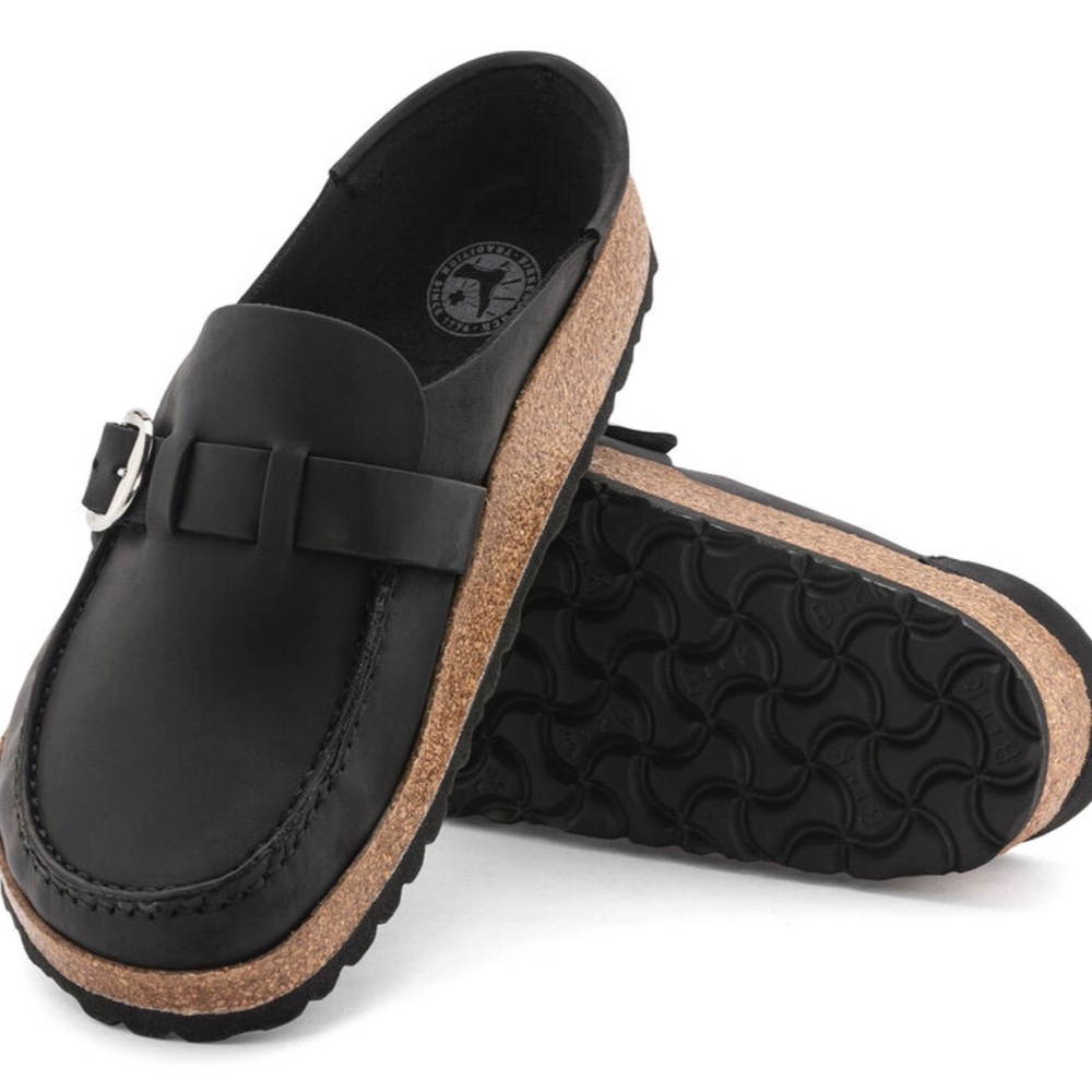 BIRKENSTOCK Buckley Moccasin Style Oiled Nubuck Leather, Size 37, NWB